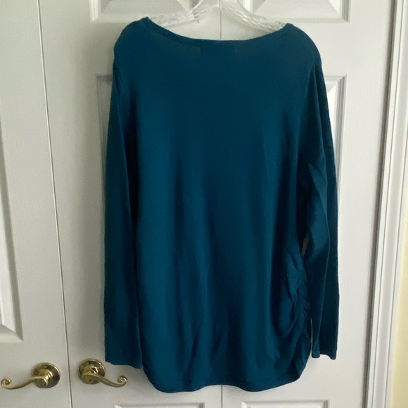 Old Navy Crew Neck Maternity Sweater in Teal - Picture 5 of 5
